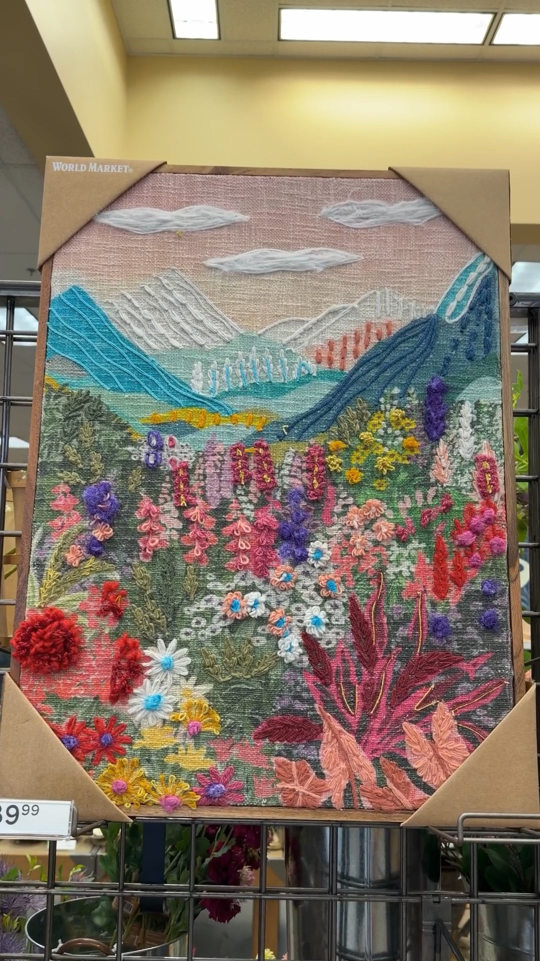 Such a bright and colorful wall art find! 🖼️🌸⛰️ The Spring Meadow Landscape Embroidered Textile Framed Wall Art features a vibrant mountain wildflower scene with rich hues of plum, gold, red, and green set against soft blue mountains in the background. 🪻 The hand-embroidered textile texture makes it feel unique and artisan, adding beautiful dimension and color to a gallery wall or styled as a standalone statement piece. 💓
A fun artwork that really stands out — and World Marker members can take 20% off with code MARCH20 (through 3/22). Linked it here! ✨ #ColorfulWallArt #WallArt
#ArtDecor

#LTKHome #LTKSaleAlert #LTKSeasonal