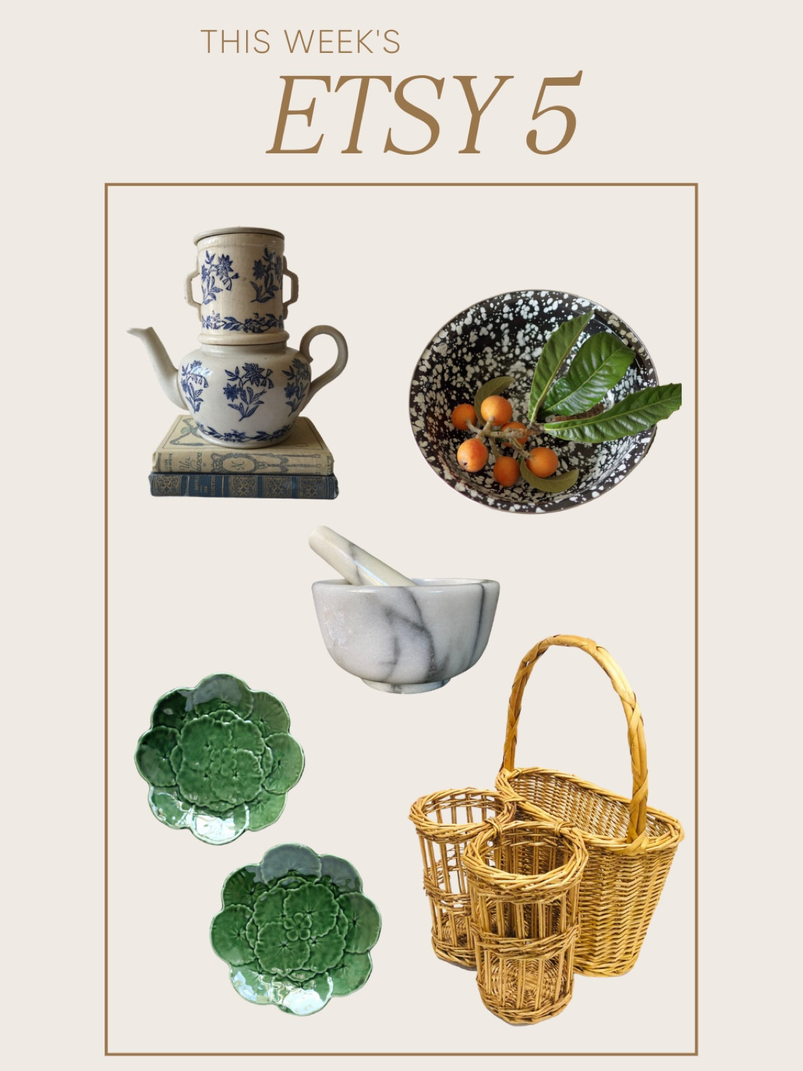 this week’s vintage finds 🧺 

#LTKhome