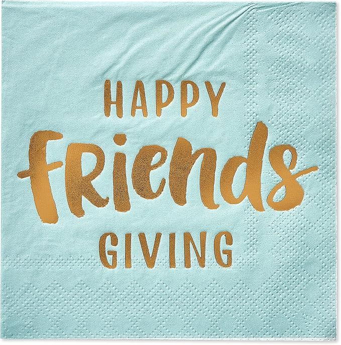 Amazon.com: American Greetings Friendsgiving Party Supplies, Beverage Napkins (50-Count) : Everyt... | Amazon (US)