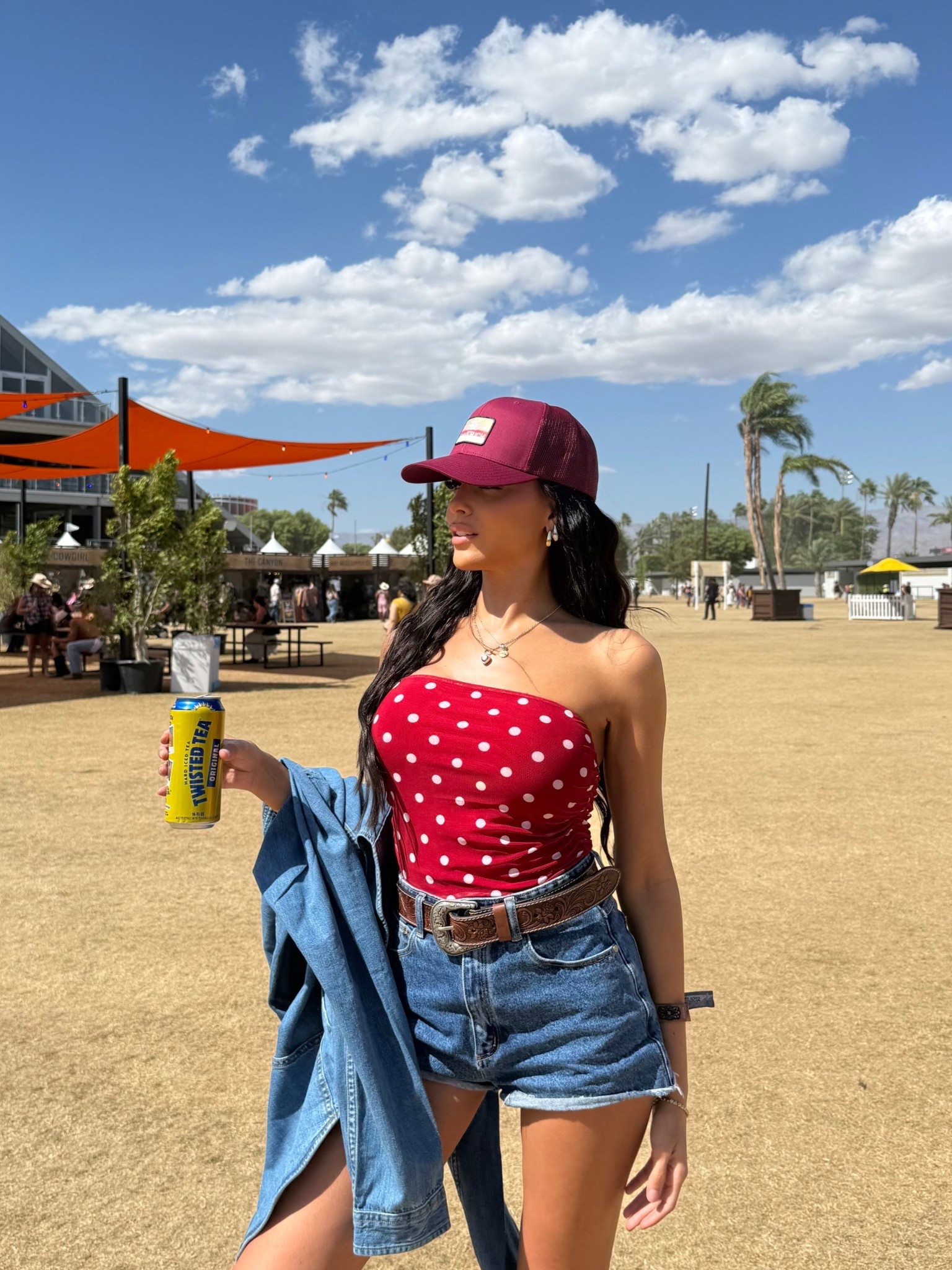 Love this polka dot top, styling it different ways for the summer ♥️

#LTKgrwm #LTKFestival #LTKootd