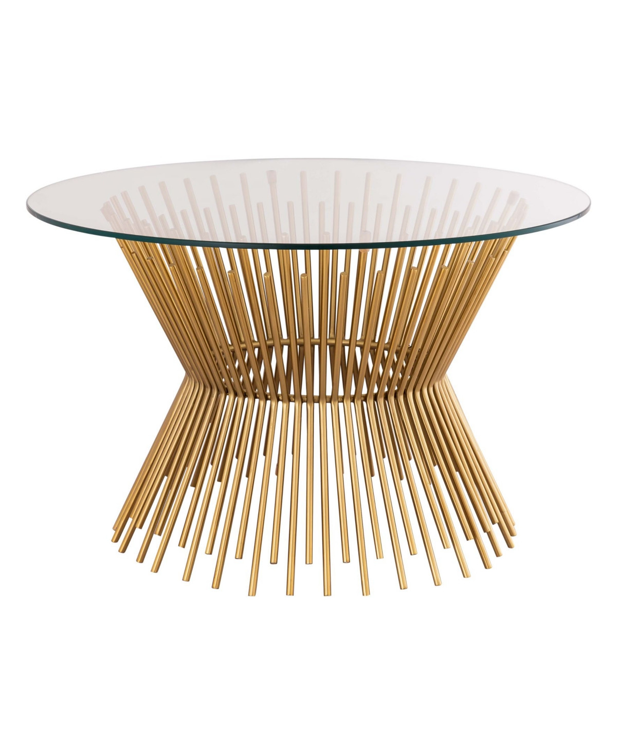 Tov Furniture Grace Glass Coffee Table - Gold-Tone | Macy's