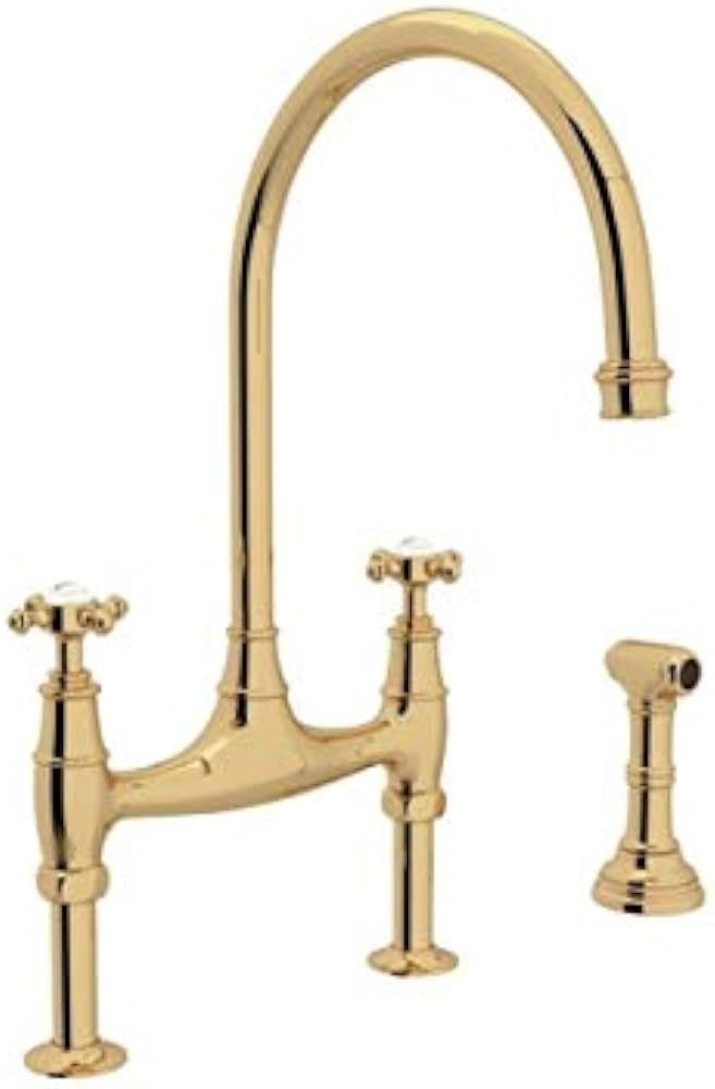ROHL U.4718X-ULB-2 Kitchen FAUCETS, Unlacquered Brass | Amazon (US)