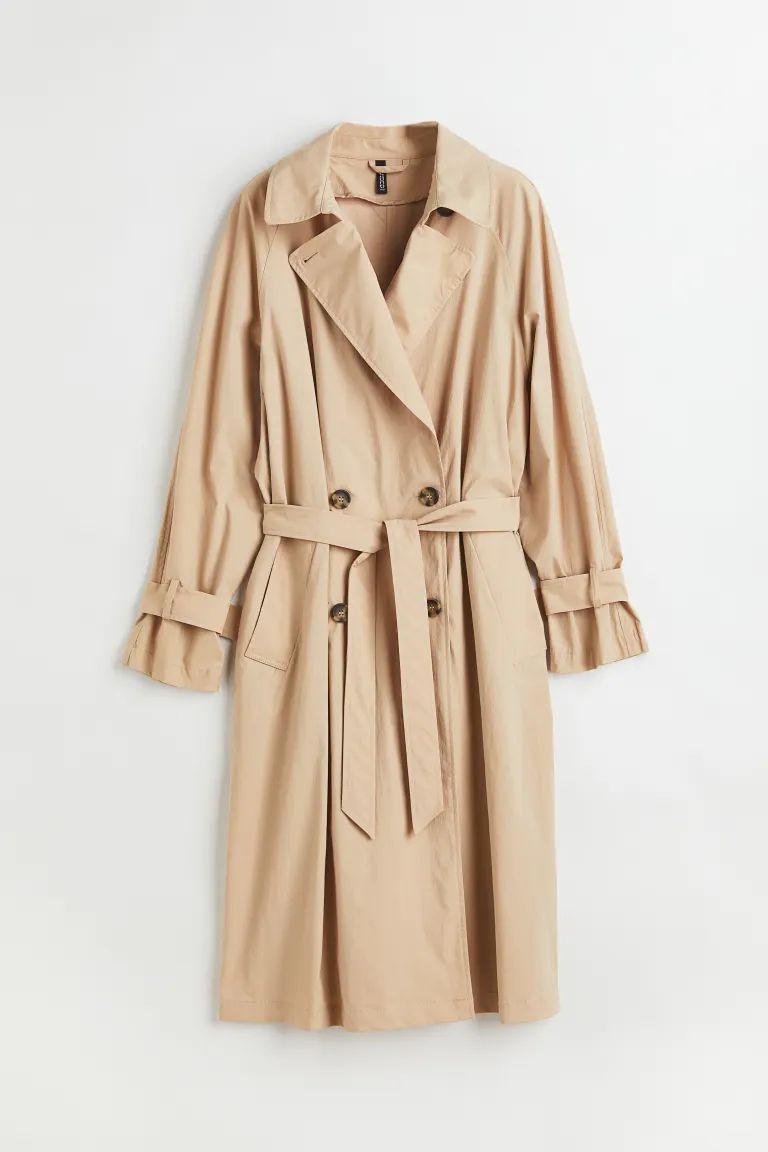 Double-breasted Trench Coat | H&M (US)