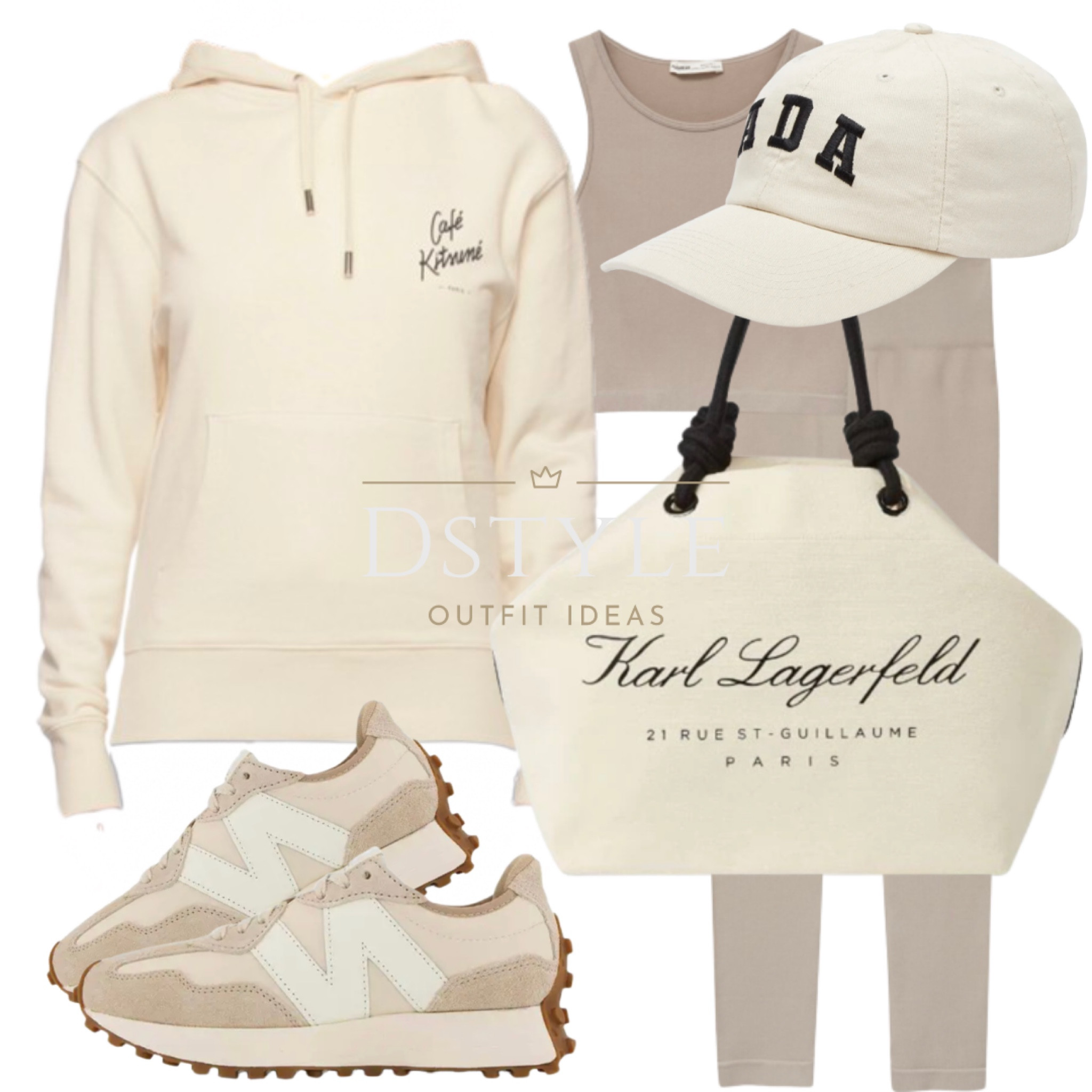 Chillin' in Neutrals: Leggings, Tank, Sweatshirt, New Balance Sneakers - Sunday Vibes Done Right! ✨ #SportySunday

#LTKfitness #LTKtravel #LTKstyletip