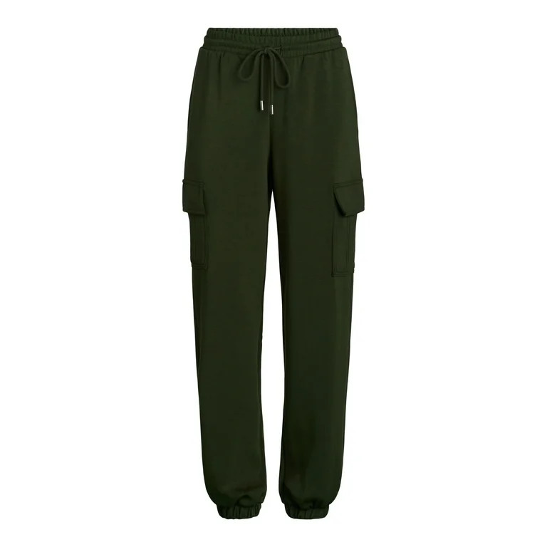 Scoop Women’s and Women's Plus Ultimate ScubaKnit Cargo Joggers, Sizes XS-4X | Walmart (US)