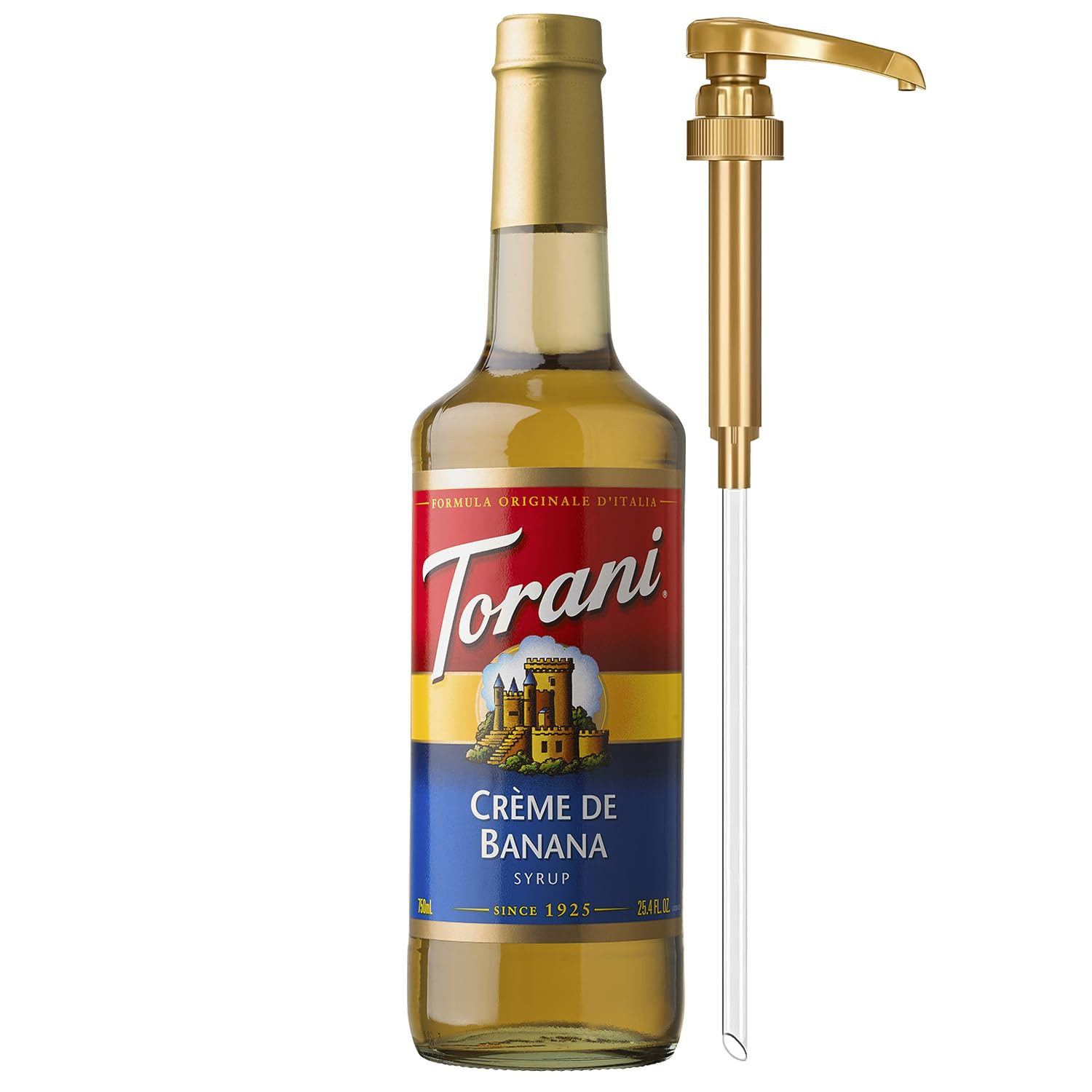 Torani Coffee Syrup, Crème de Banana Flavor, Pump Included, 25.4 Fl Oz | Amazon (US)