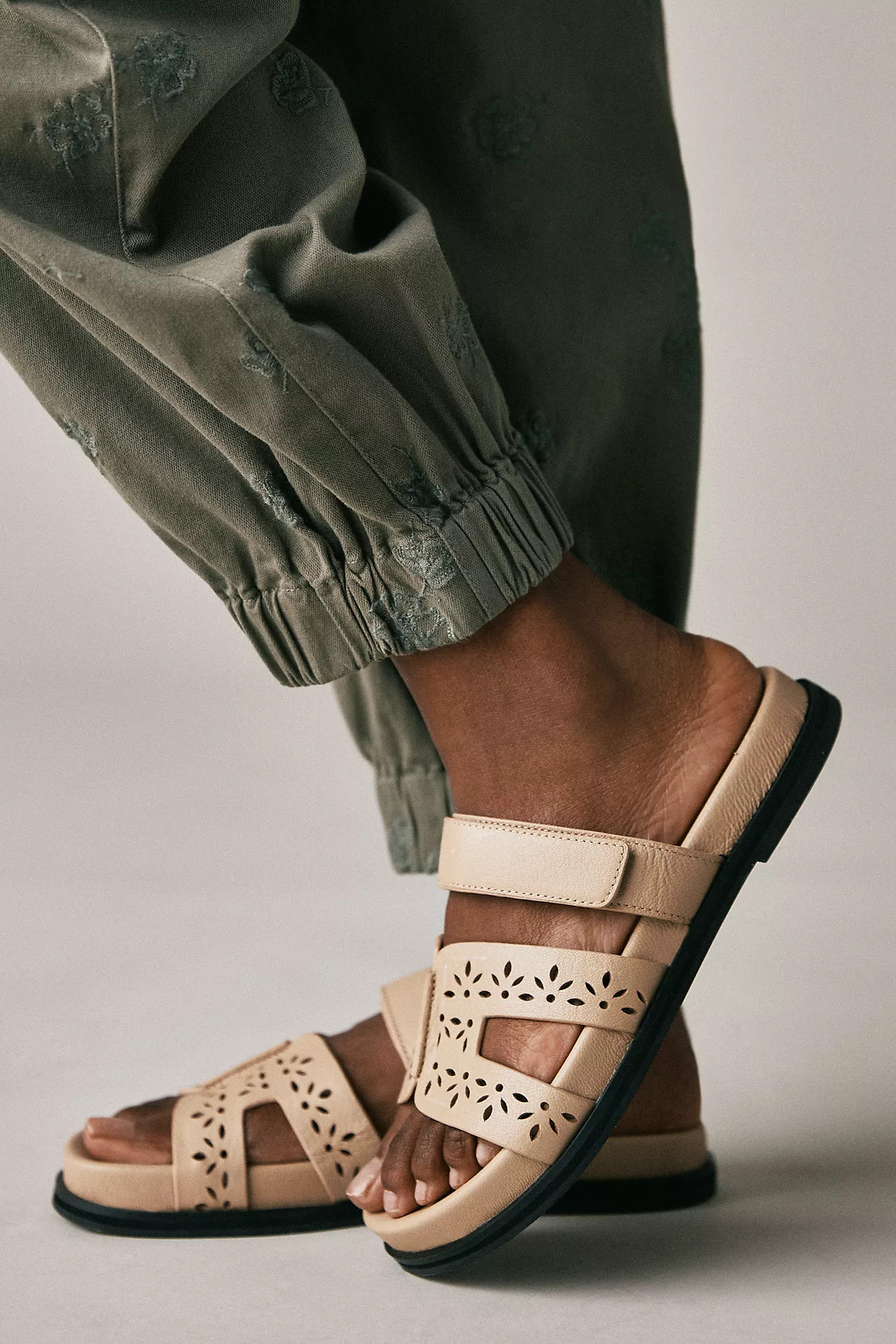 Bibi Lou Cutout Slide Sandals | Anthropologie (US)