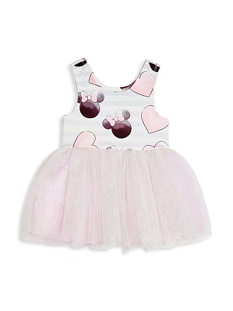 Baby's, Little Girl's & Girl's Disney x Pippa & Julie Minnie Stripe Tutu Dress | Saks Fifth Avenue