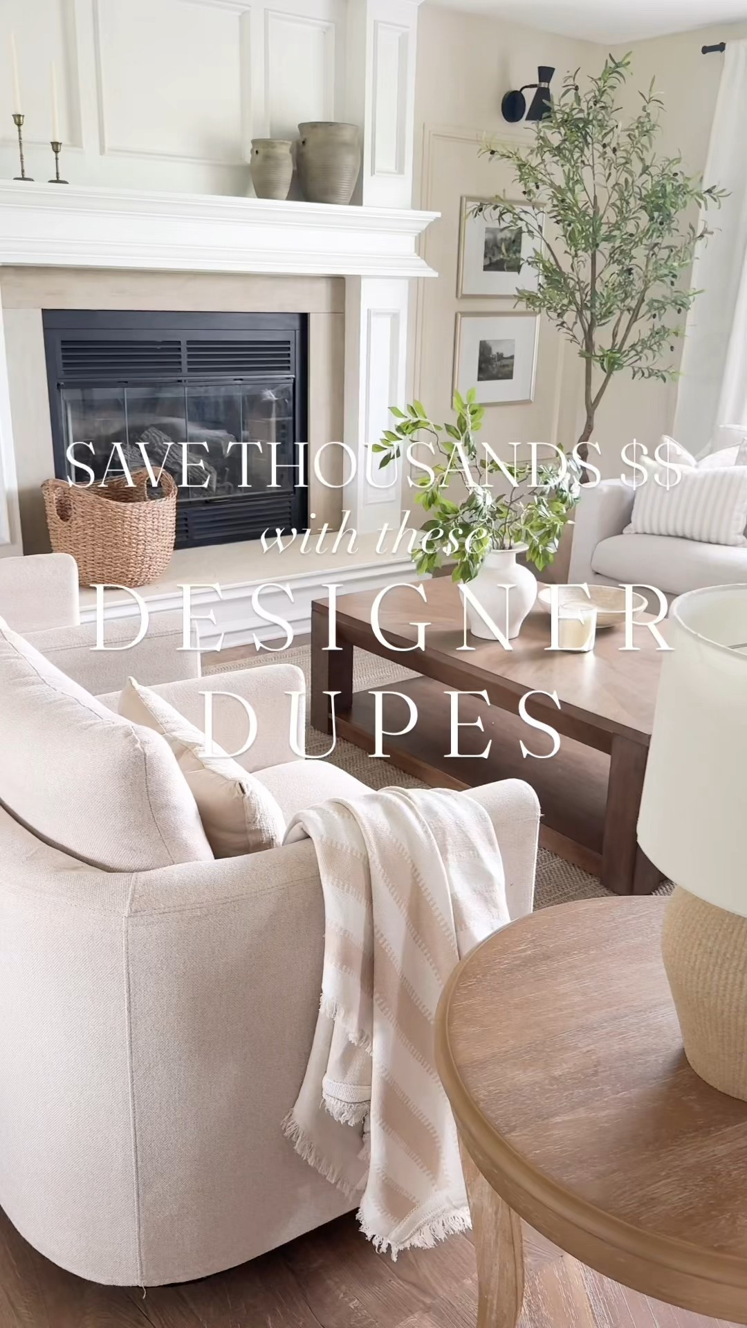 How good are these designer dupes??? I am so impressed with all of them!! 

Sofa, couch, accent chair, swivel chair, area rug, neutral rug, bedding, neutral bedding, faux olive tree, faux greenery, console table, entryway tablee

#LTKHome #LTKSaleAlert