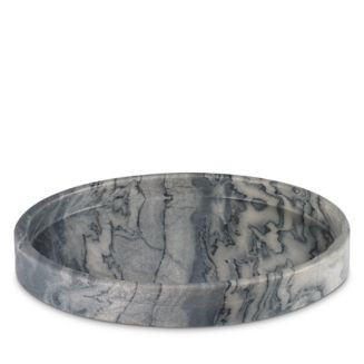 Mitchell Gold Bob Williams Grey Marble Medium Round Tray | Bloomingdale's (US)