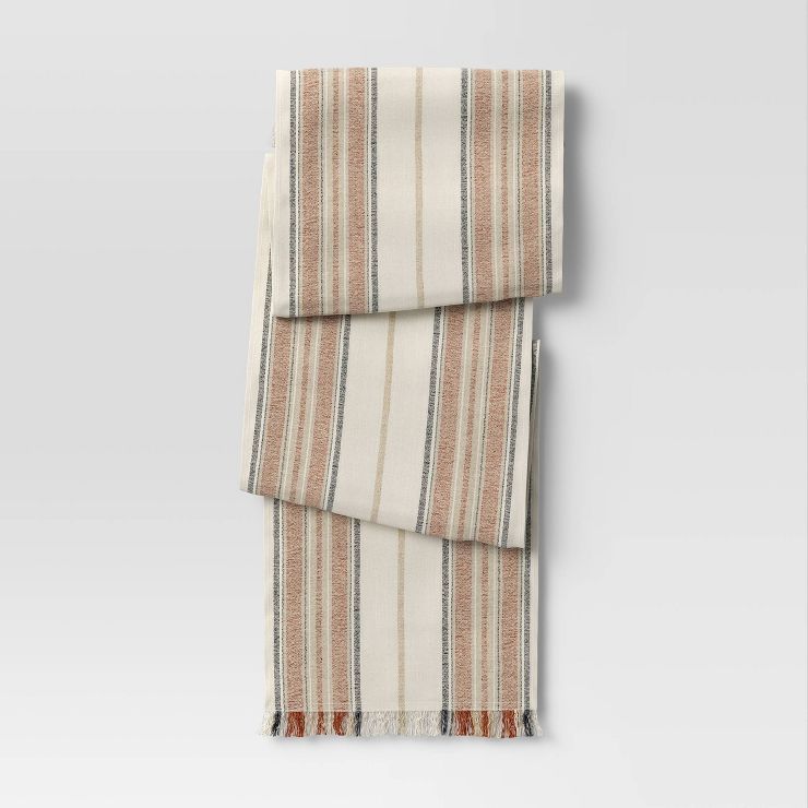 Cotton Striped Table Runner - Threshold™ | Target