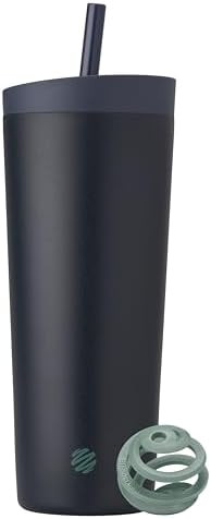 BlenderBottle 2-in-1 Insulated Stainless Steel Shaker Tumbler, Swig Leakproof Lid, Straw, Blender... | Amazon (US)