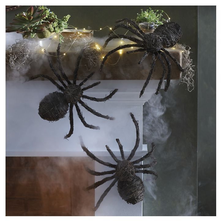 Grapevine Spiders, Set of Three | Grandin Road | Grandin Road