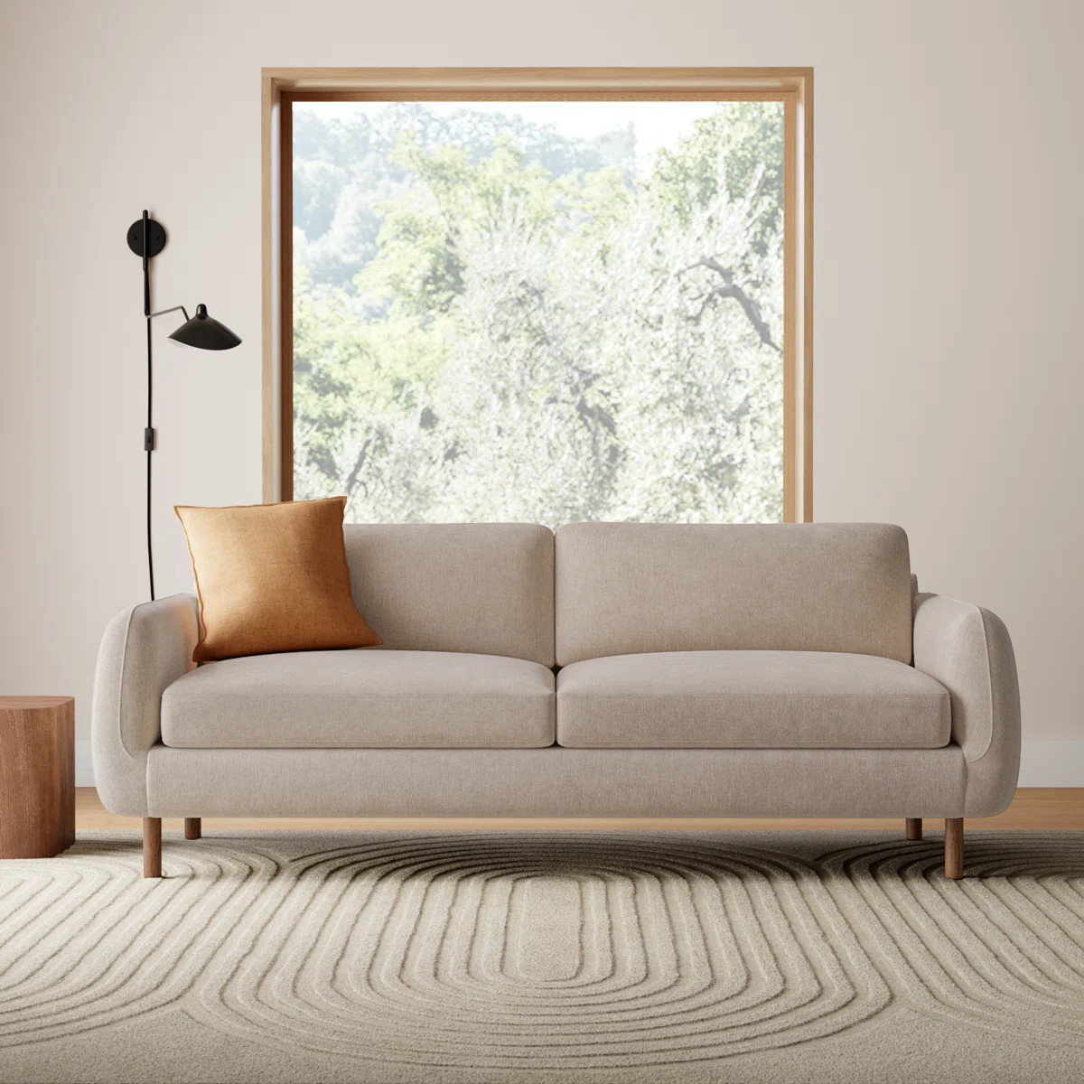 Leno 86'' Upholstered Sofa | Wayfair North America