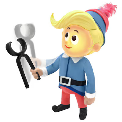 Rudolph the Red-Nosed Reindeer 3-ft Hermey the Elf Animatronic Decoration | Lowe's