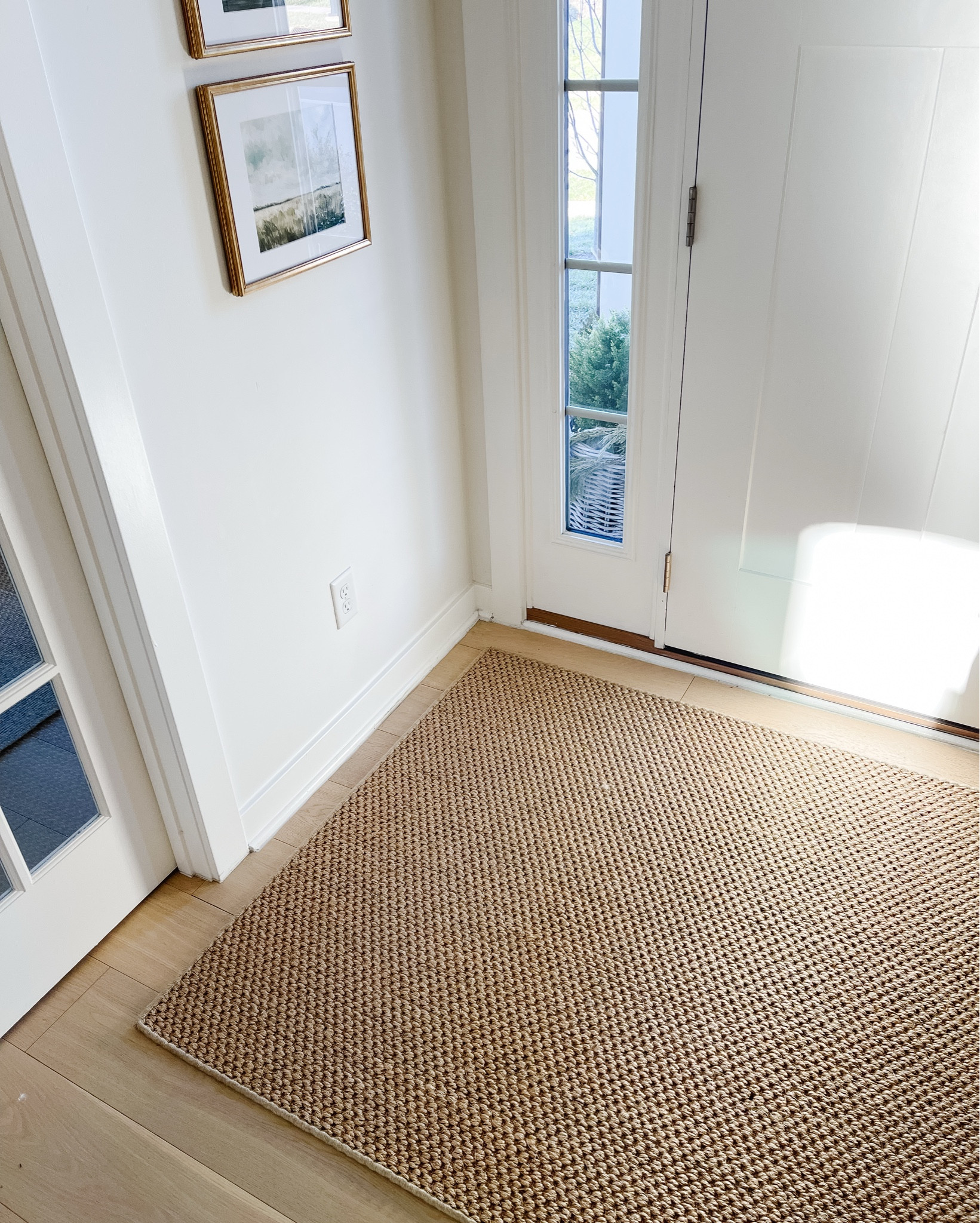 I’ve been on the hunt for my version of the perfect natural fiber rug…and I FOUND it! I wanted a sisal rug with a serged edge, a cobblestone style weave AND at a good price - I finally found just that and quickly ordered the 4x6 for our entryway (at under $100) as a way to test it out. Welp I love it and now have a larger size on my wishlist for our front room. It’s a great rug on its own or with another vintage style rug layered on top. 

This rug is very similar to the Corden rug by Annie Selke, another one that I’ve been eyeing. In the second photo you can see the Corden sample on top of the rug I bought. They might even be the same?? The benefit of the Corden is that you can order in custom sizes, down to the inch! It is however not as budget friendly. Since standard sizes work in my space I’ll be going with my find! Linked both here!

Traditional home, Southern home, natural fiber rug, sisal rug, budget friendly home decor, look for less, rug, family room rug, living room rug, classic style, classic home decor, grandmillennial home decor 


#LTKHome