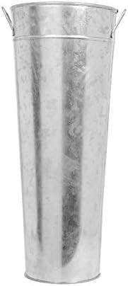 Amazon.com: Hosley 15 Inch High Galvanized Vase. Ideal for Dried Floral Arrangements for Wedding ... | Amazon (US)