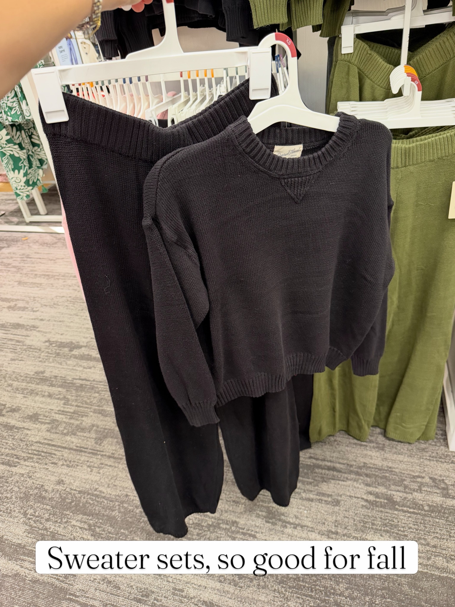 Target sweater set, also comes in green #targetstyle
