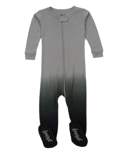 Gray & Black Ombré Footie Pajama - Newborn, Infant & Toddler | Zulily