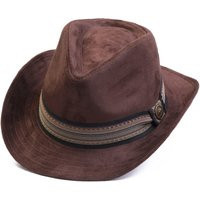 Dark Brown Cowgirl Hat, Cowboy Boho Hat For Women, Winter Fedora Hats, Western Style Christmas Gift | Etsy (US)