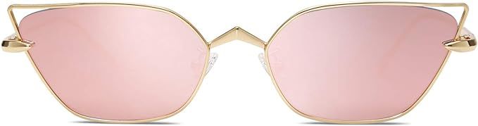 SOJOS Small Cateye Sunglasses Fox Idea Designer Sunnies Fire SJ1127 | Amazon (US)