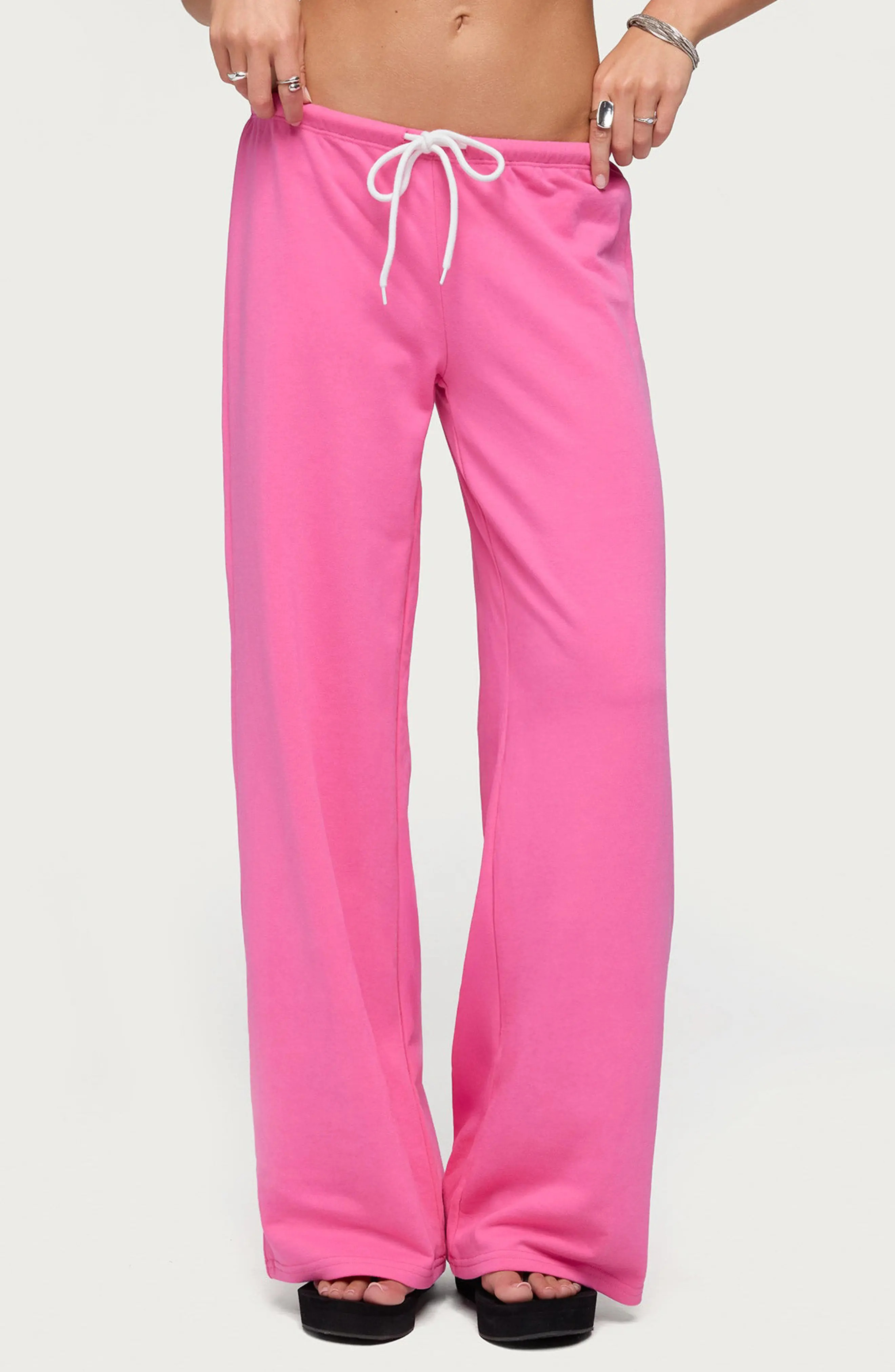 EDIKTED Callista Straight Leg Sweatpants (Women) | Nordstrom | Nordstrom