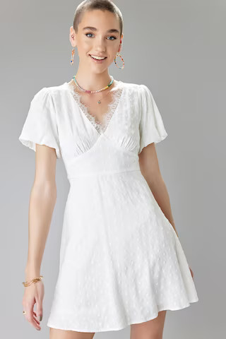 Amalia Embroidered Mini Dress | Francesca's