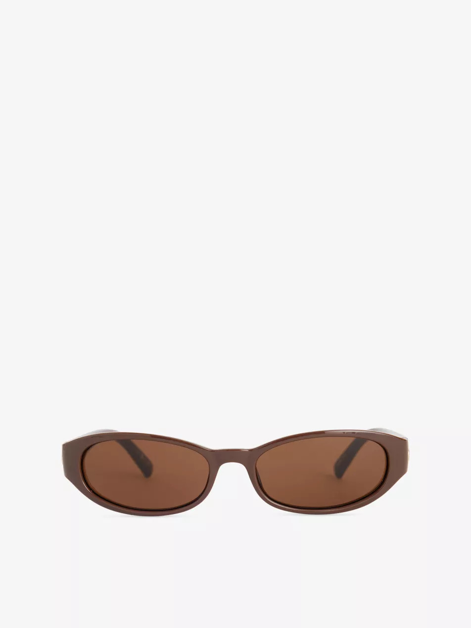 Popalicious Oval-Frame Acetate Sunglasses | Selfridges