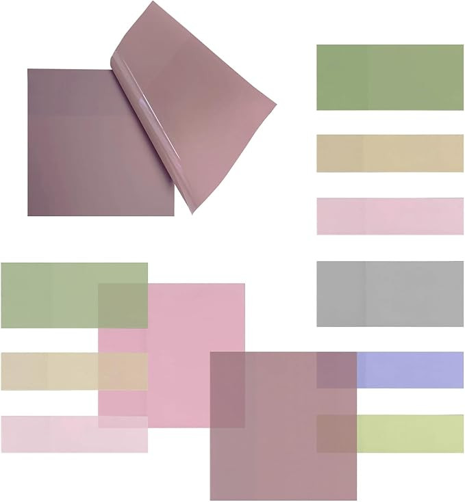 Transparent Sticky Notes - 400 Sheets 3 Sizes Clear Sticky Notes Pads, Bible Sticky Notes with 8 ... | Amazon (US)