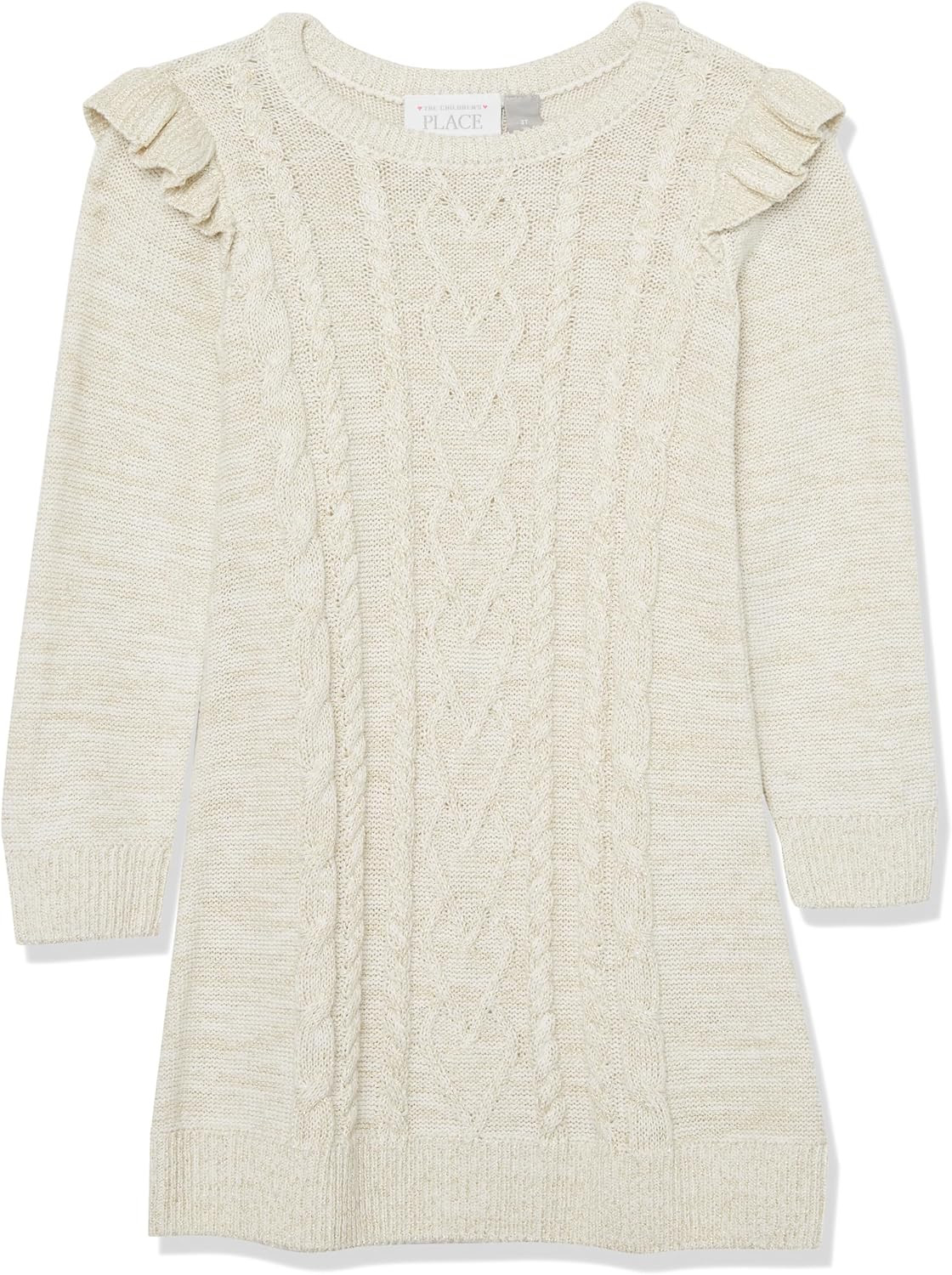 The Children's Place Baby and Toddler Girls' Long Sleeve Sweater Dress | Amazon (US)