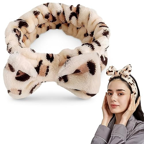 SVICHOCHKA Cheetah Headband - Make Up Head Band for Women - Leopard Headband - Hair Holder for Washing Face - Cheetah Print Headband - Skincare Headbands | Amazon (US)