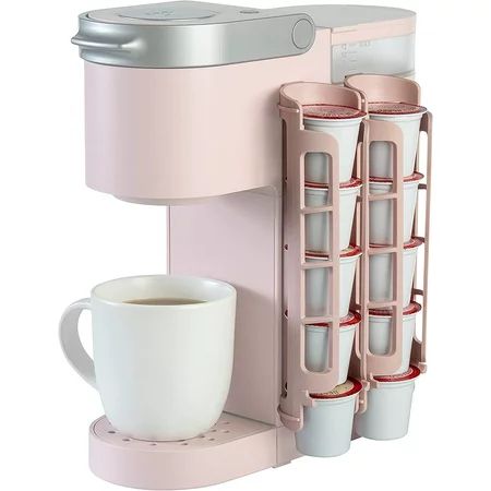 STORAGENIE Coffee Pod Holder for Keurig K-cup Side Mount K Cup Storage Perfect for Small Counters (2 Rows/For 10 K Cups PINK) | Walmart (US)