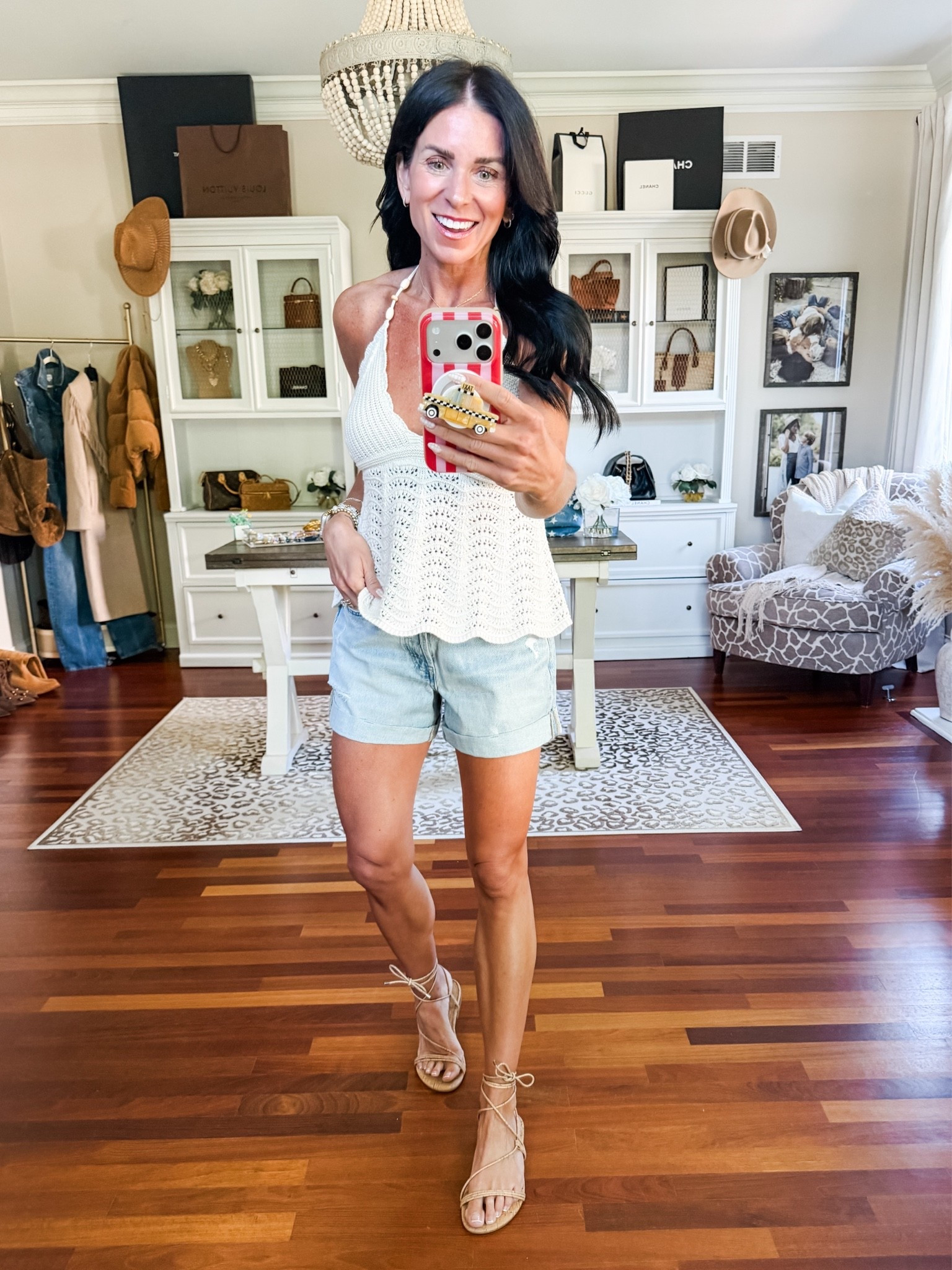 Such a cute crochet top with these shorts too 
@Target

#LTKootd #LTKdayinmylife #LTKSeasonal