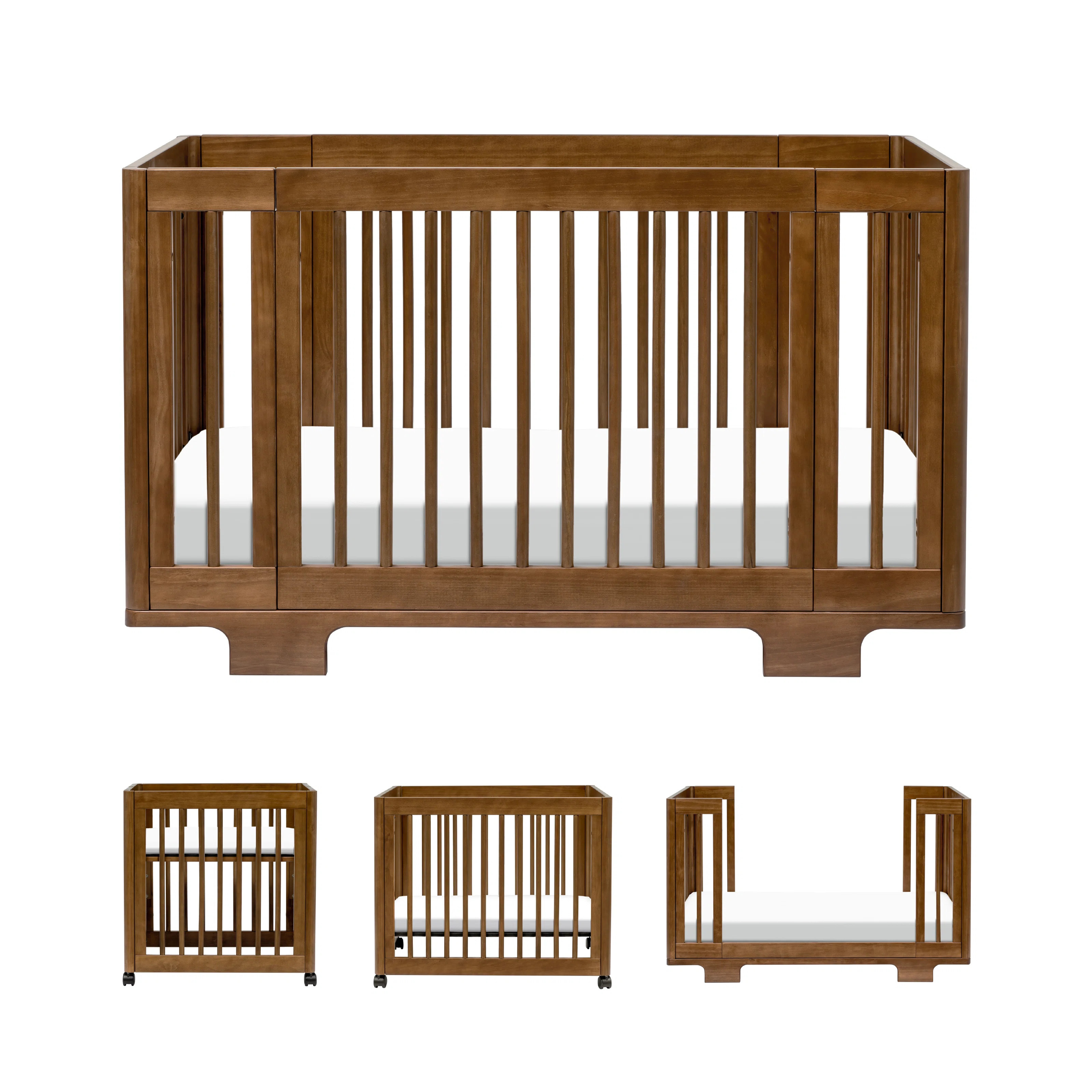Yuzu 8-In-1 Convertible Crib With All-Stages Conversion Kits | Wayfair North America