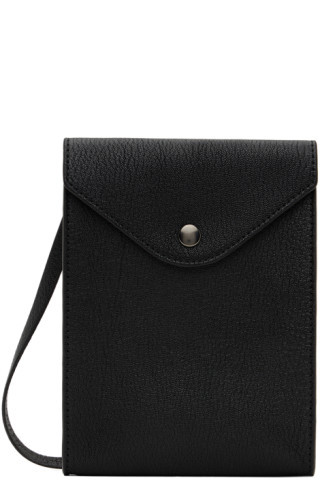 Black Enveloppe Strap Shoulder Bag | SSENSE
