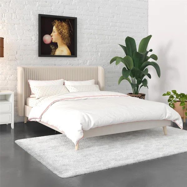 Holly Queen Size Upholstered Platform Bed | Wayfair Professional