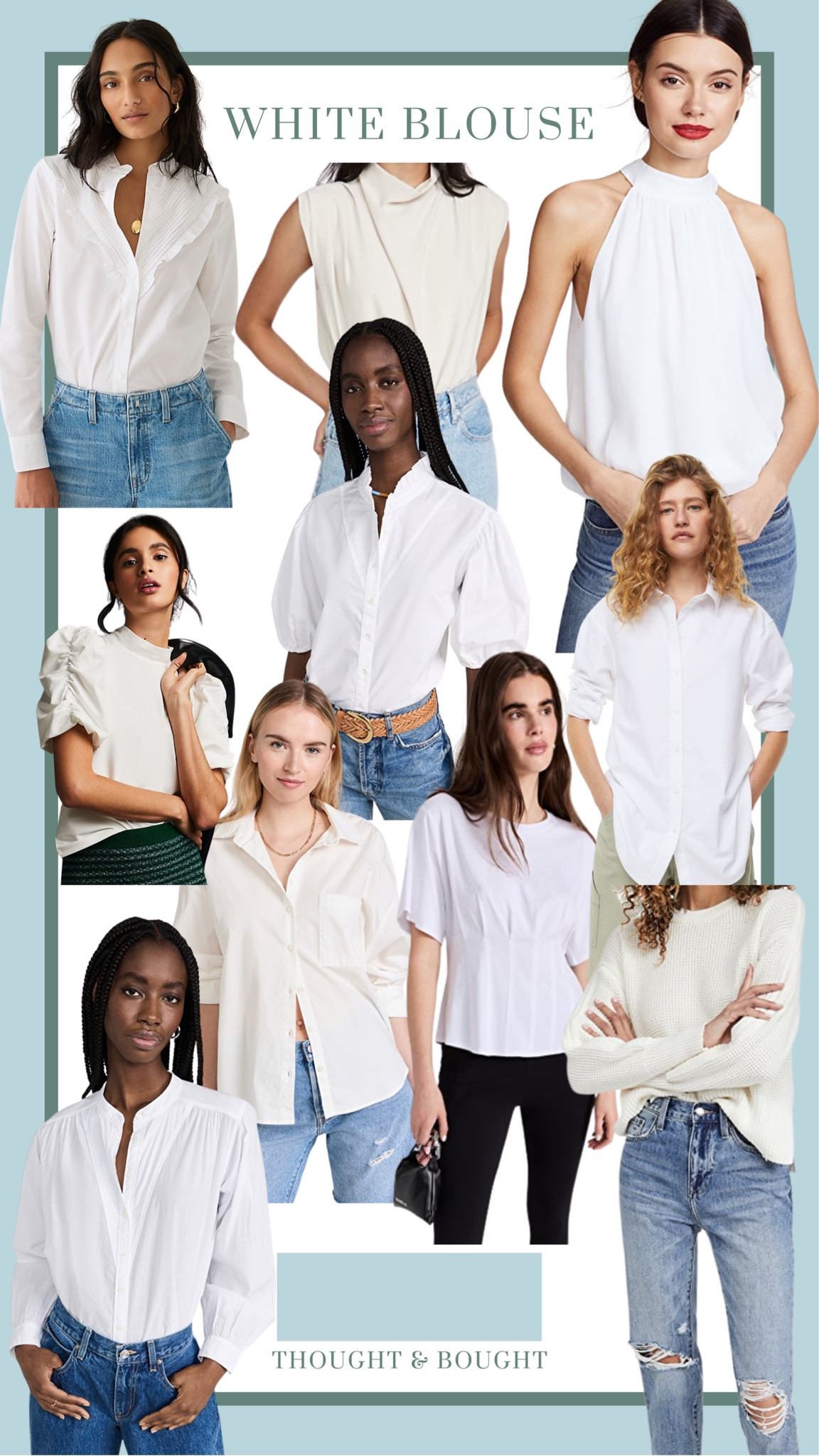 A STAPLE in my closet! I’m always on the hunt for the next best white blouse for my “collection” 

#LTKFind #LTKstyletip #LTKSeasonal