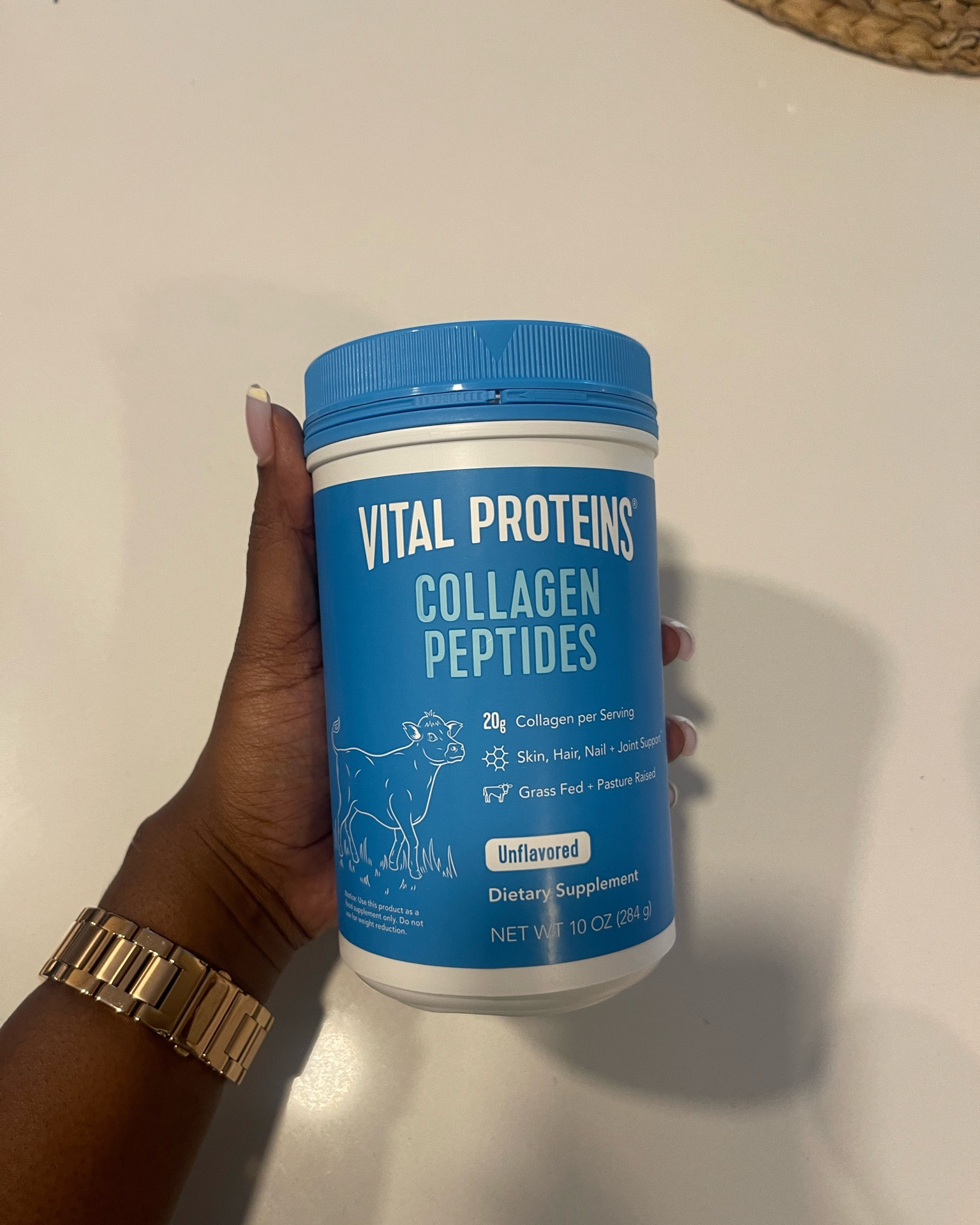 Collagen protein is such an essential regimen to have. It’s great for the skin, hair, nails, and digestive system. 