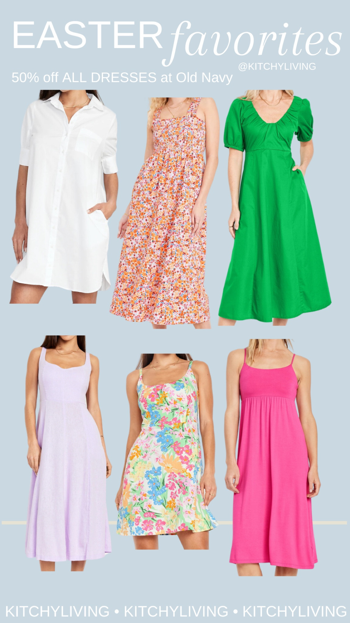 50% off Dresses at Old Navy - LAST DAY TO SAVE! Dresses for Easter, Spring, & beyond! #oldnavy #oldnavysale 

#LTKSpringSale #LTKfindsunder50 #LTKsalealert