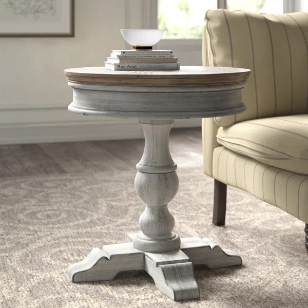 Heidi Pedestal End Table | Wayfair North America