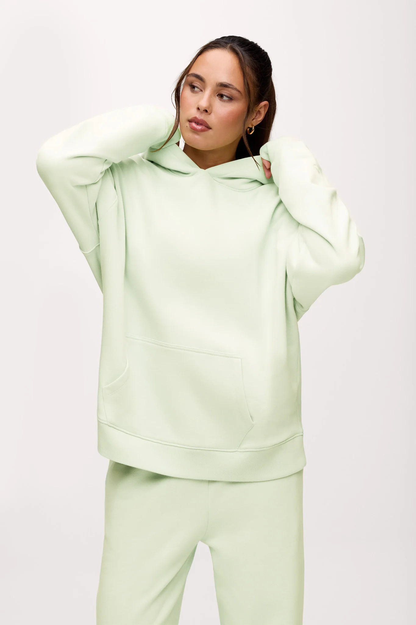Core Fleece Hoodie | Matcha | nuuds