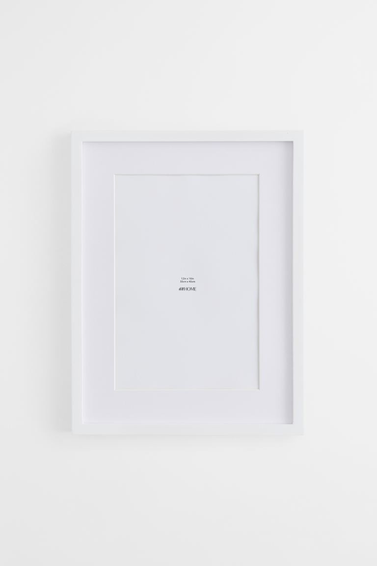 Wooden Frame - White - Home All | H&M US | H&M (US + CA)