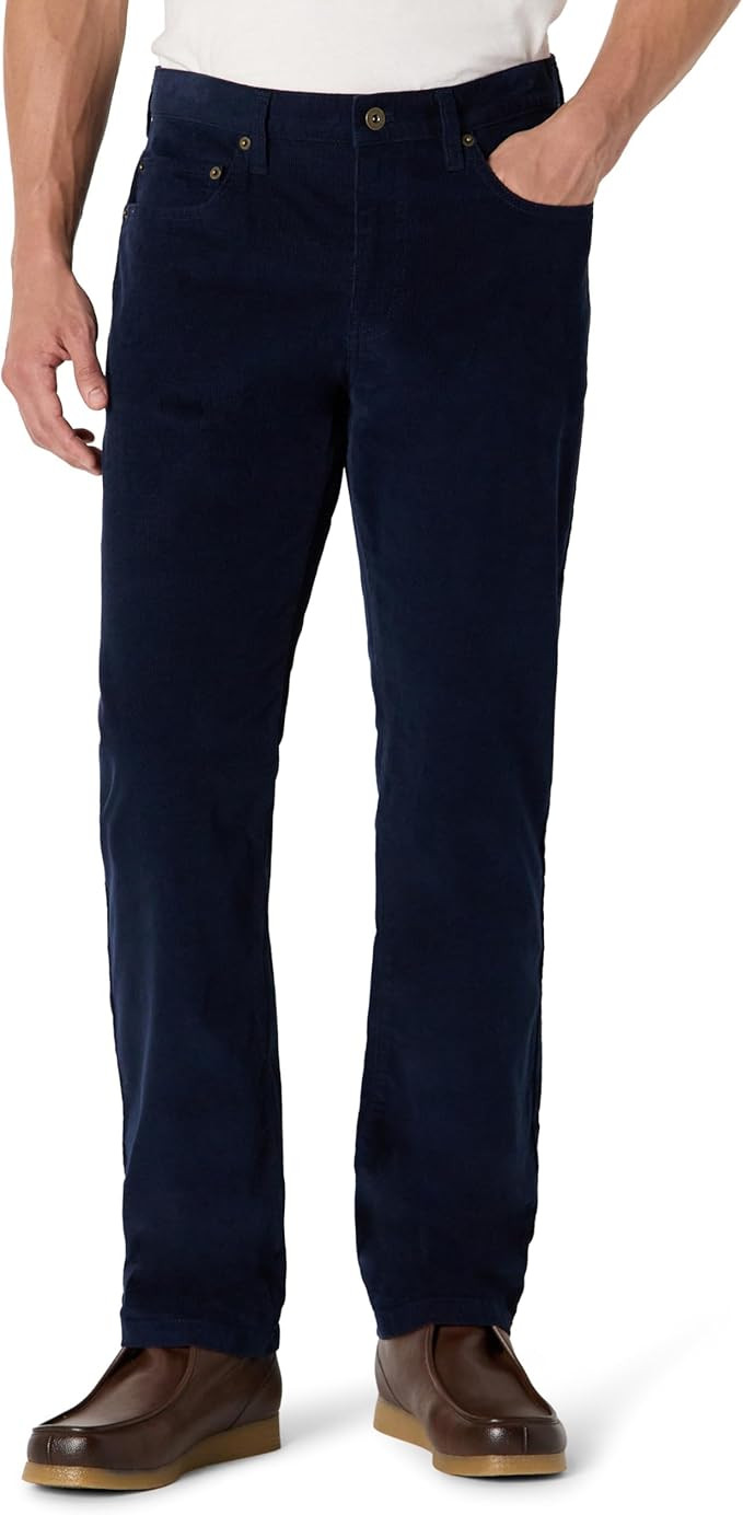 Amazon Essentials Men's Straight Fit 5 Pocket Stretch Corduroy Pant | Amazon (US)