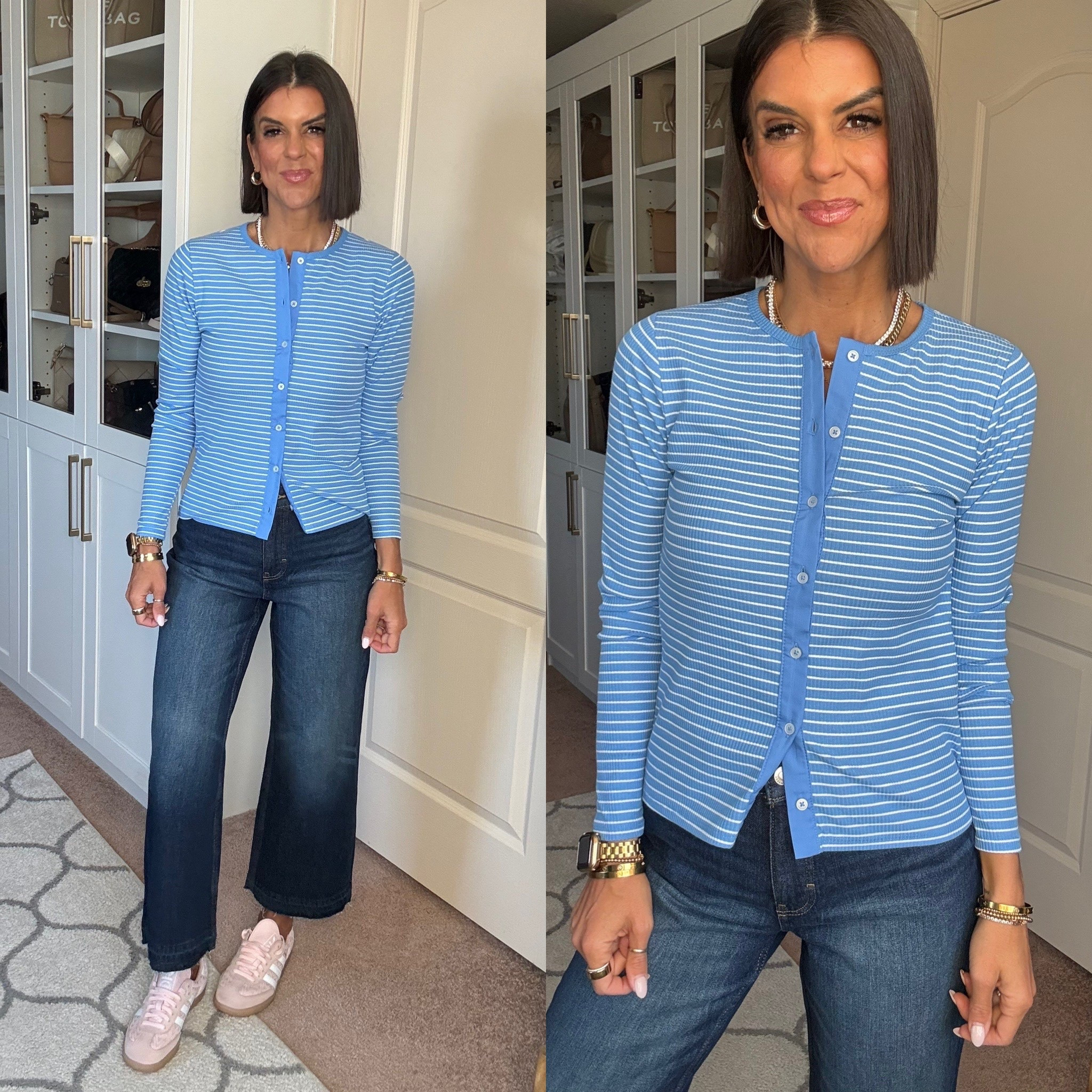 I love this Walmart Henley! Size xs 
Size down one size to a zero in jeans 
Sneakers fit tts 

#LTKdayinmylife #LTKgrwm #LTKSeasonal