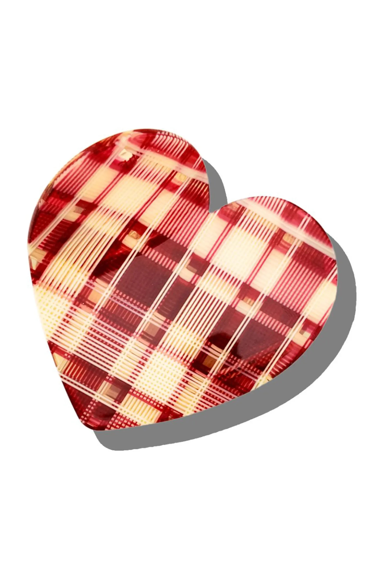 Plaid Heart Claw Clip | Nordstrom