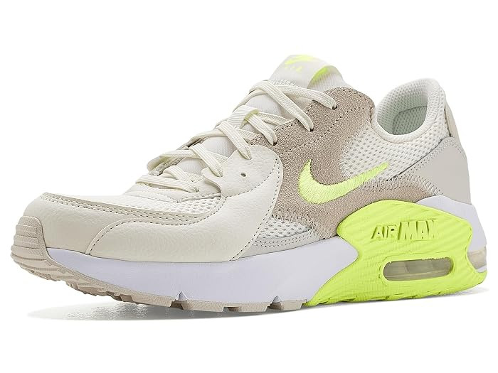 Nike Air Max Excee Women's Shoes White/Light Armory Blue/Ashen Slate/Black : 6.5 M, Leather/Textile | Zappos.com