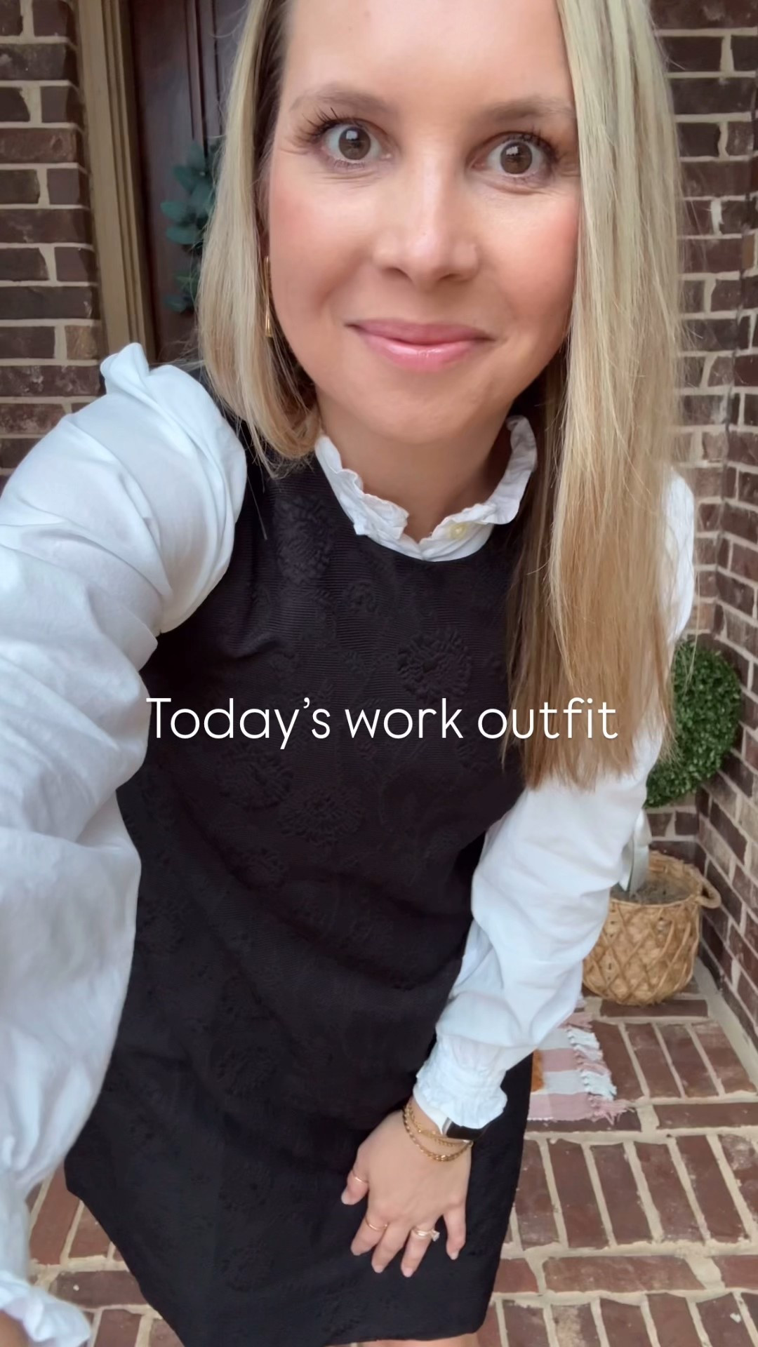 This dress is 60% off and on sale for $39 😍 It’s fully stocked in sizes XS-XL. It also comes in a. Gorgeous blue and cream tweed print that’s also fully stocked and on sale.

Winter outfit, work wear, over 40, working mom

#LTKWorkwear #LTKSaleAlert #LTKOver40