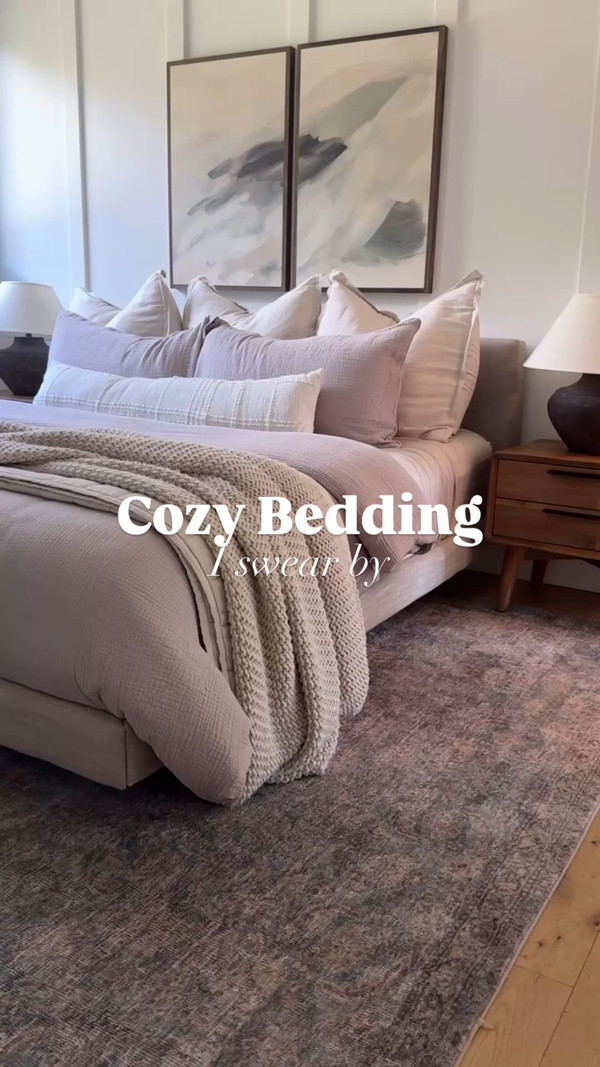 Cozy bedding you never want to leave