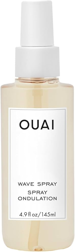 OUAI Wave Spray - Coconut Oil & Rice Protein Texture Mist for Voluminous Beach Waves with Shine -... | Amazon (US)