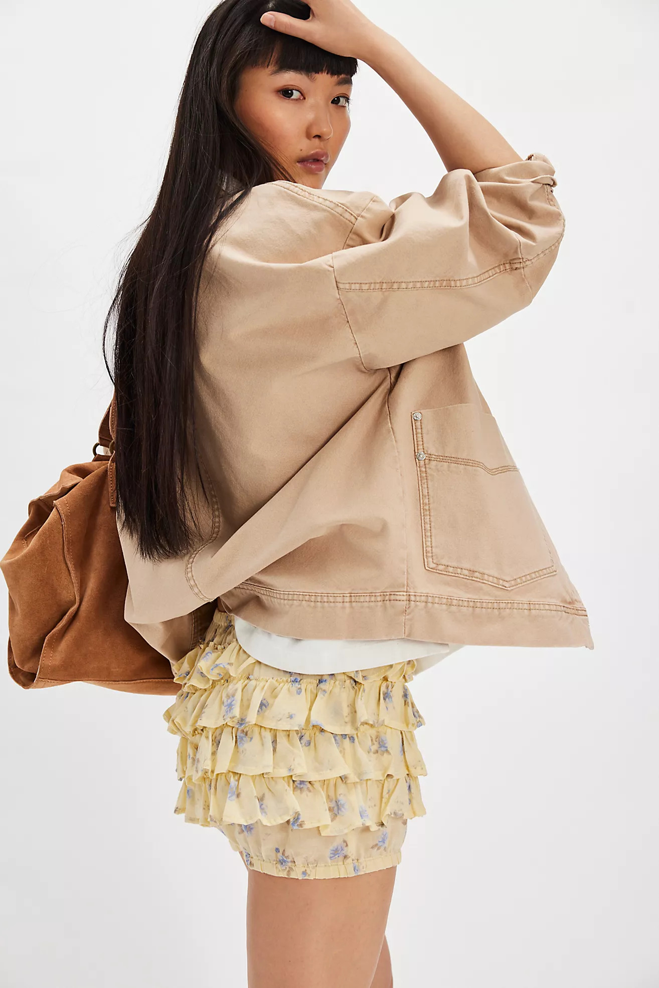 Ruffle Up Bloomer Shorts | Free People (Global - UK&FR Excluded)